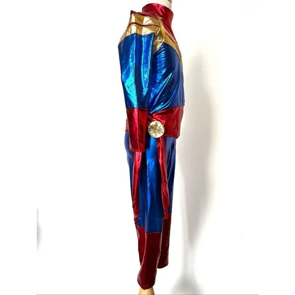 Rubies Girls 7/8 Small Avengers Infinity Saga Captain Marvel Costume AS IS